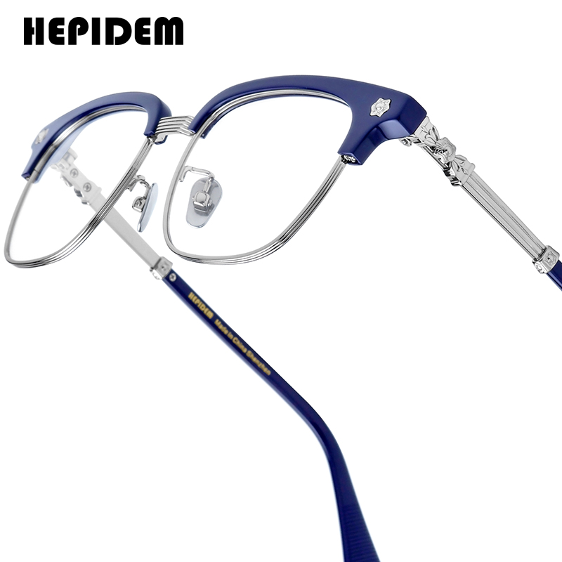 Chrome Hearts Ring - FONEX HEPIDEM Acetate Eyeglasses Frame Men