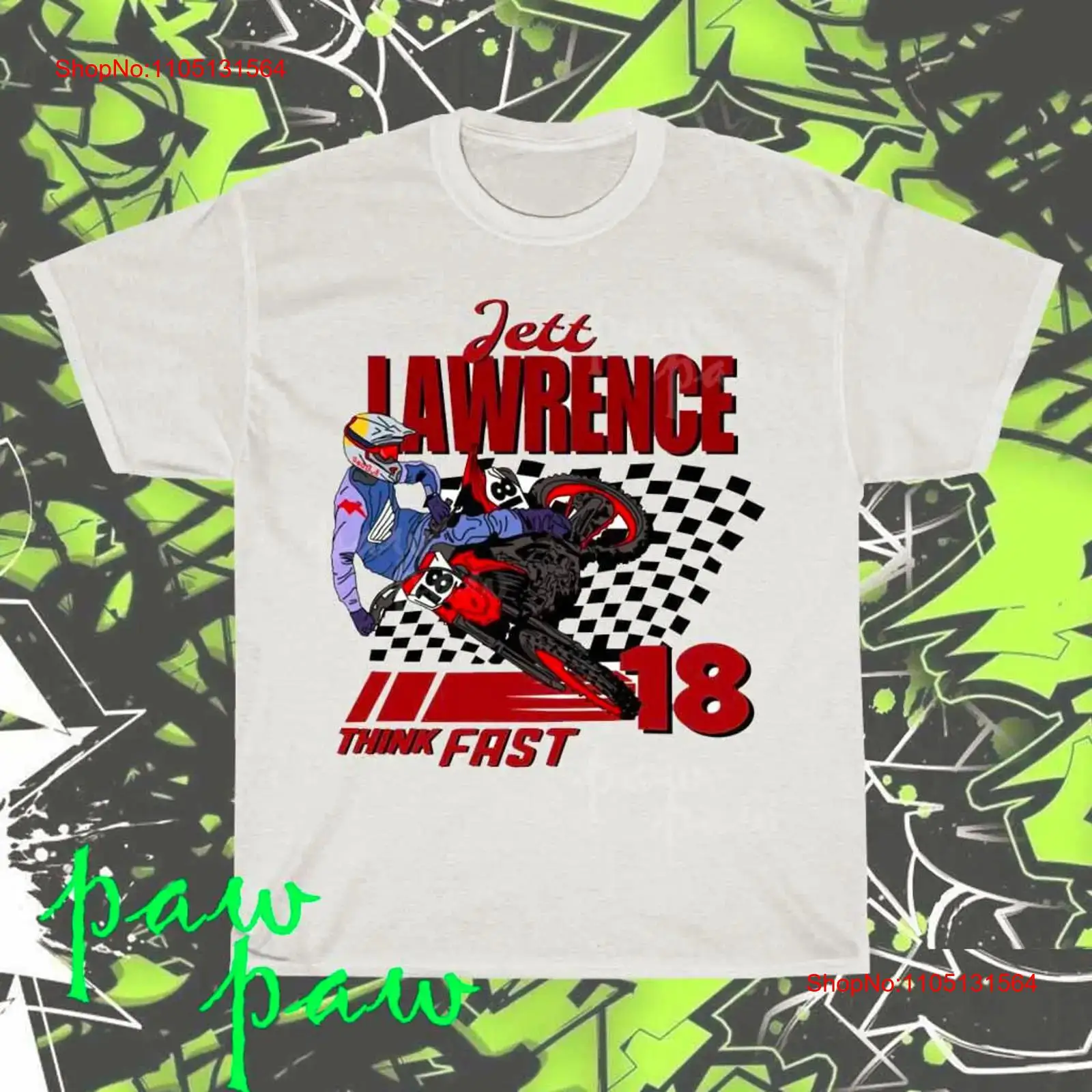 Streetwear Brand Vintage - Brand New Jett Lawrence HD Logo