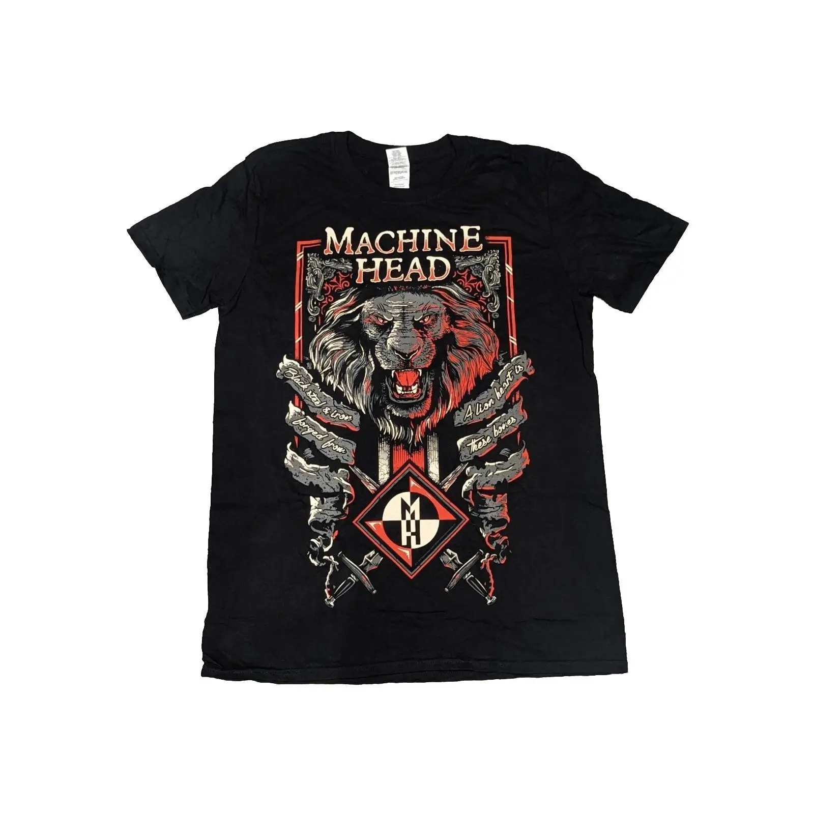 Streetwear Brand Heart - MACHINE HEAD Lion Heart T SHIRT