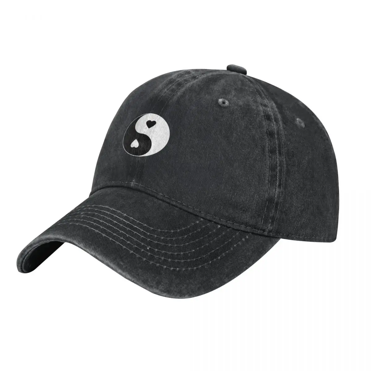 Streetwear Brand Heart - yin yang heart symbol Baseball Cap