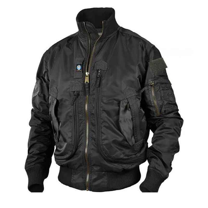 Streetwear Brand Heart - Jacket Coat Breathable Men Wool Bomber