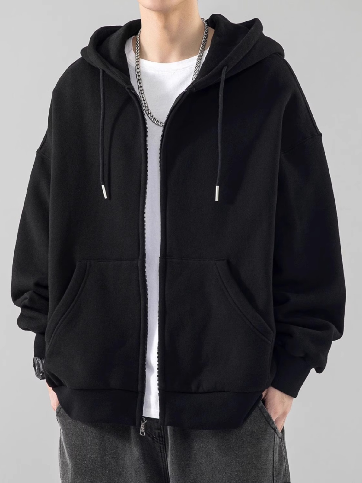Loose Men's Hoodie Sweatshirt  - Streetwear Brand Hong Kong review and price