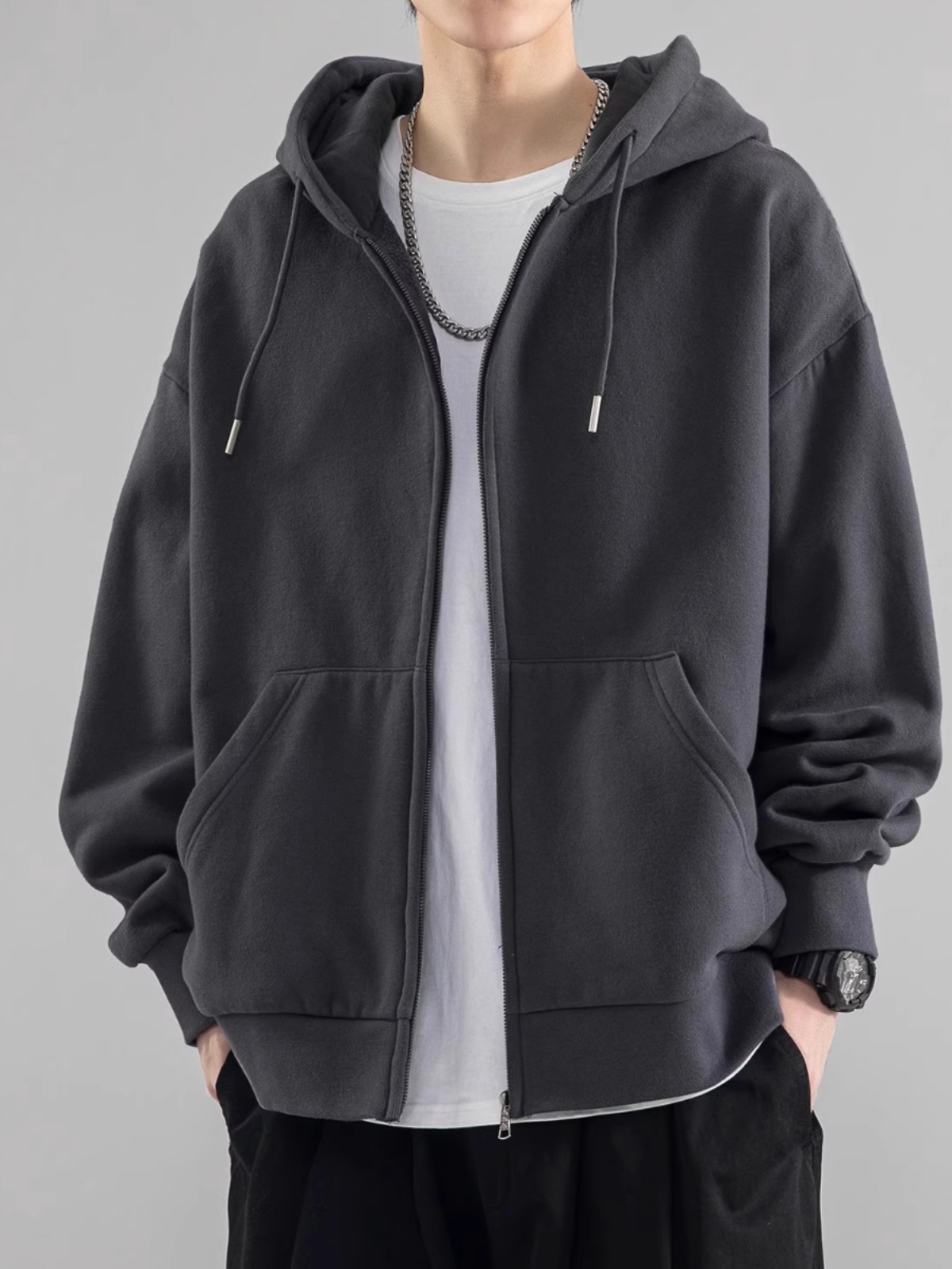 Loose Men's Hoodie Sweatshirt  - Streetwear Brand Hong Kong review and price