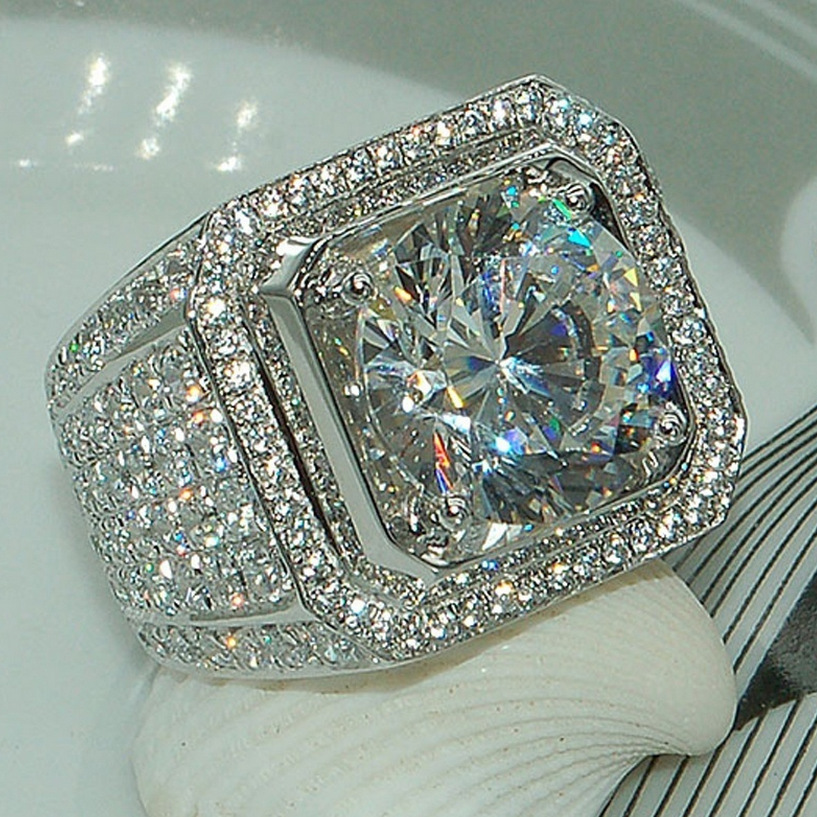 Luxury 925 Sterling Silver Rin - Chrome Hearts Ring review and price
