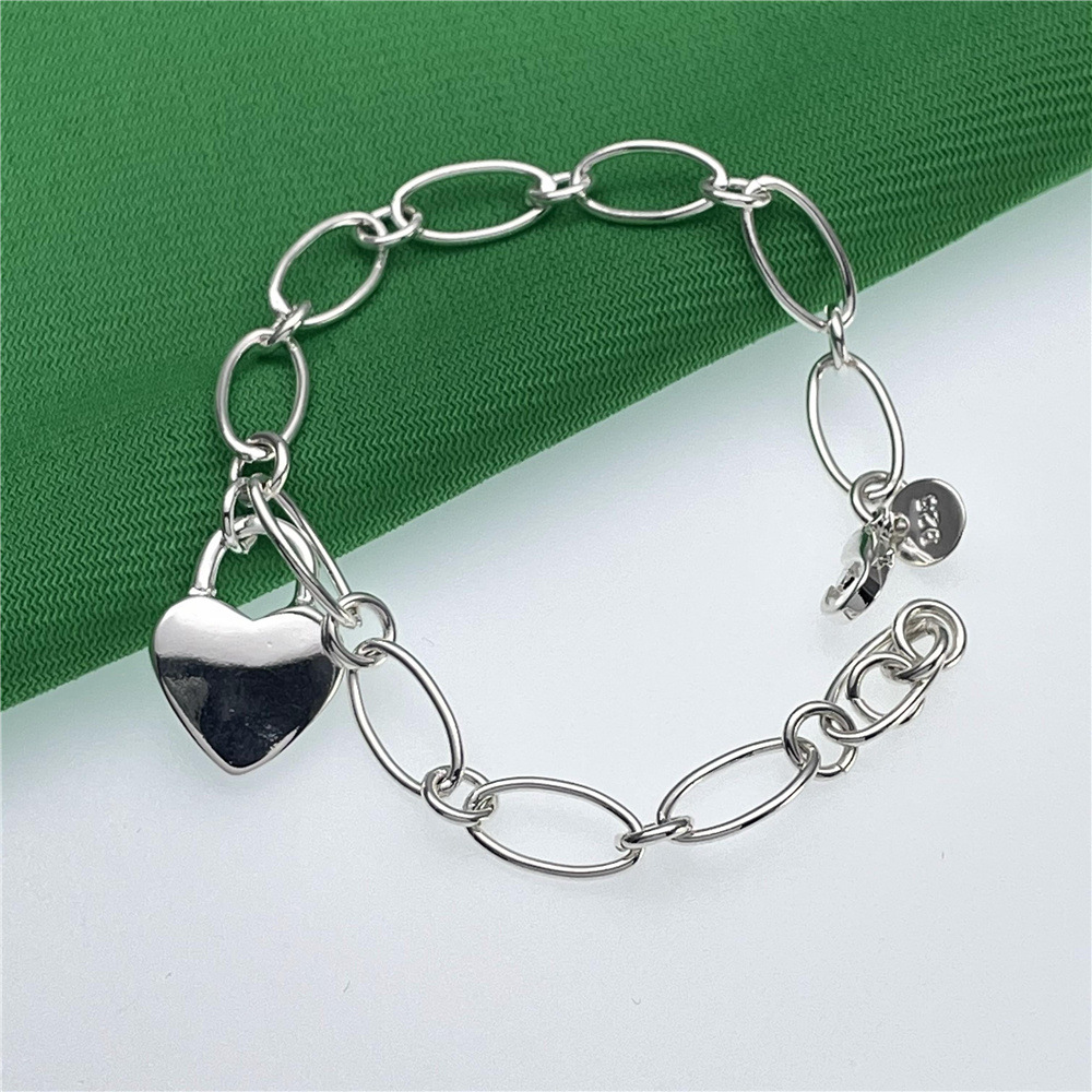 Popular Brands 925 sterling Si - Streetwear Brand Heart review and price