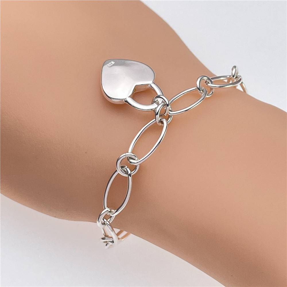 Popular Brands 925 sterling Si - Streetwear Brand Heart review and price