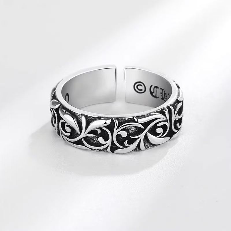 Retro Eternal Vine Rings Silve - Chrome Hearts Ring review and price