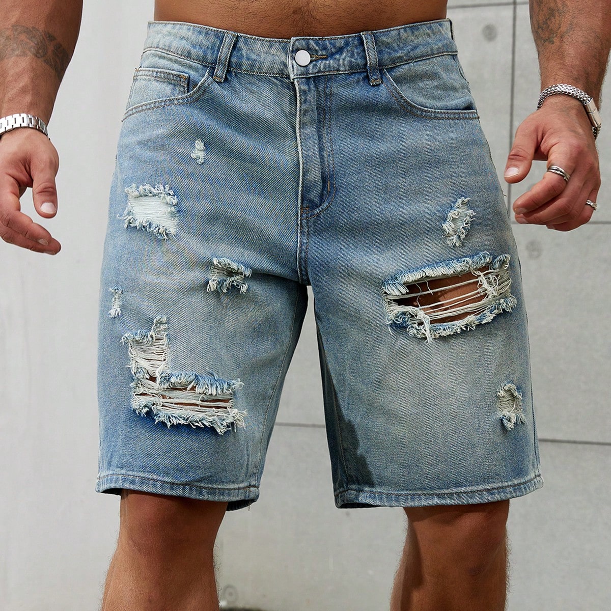 New Fashion Mens Ripped Short  - Streetwear Brand Fashion review and price