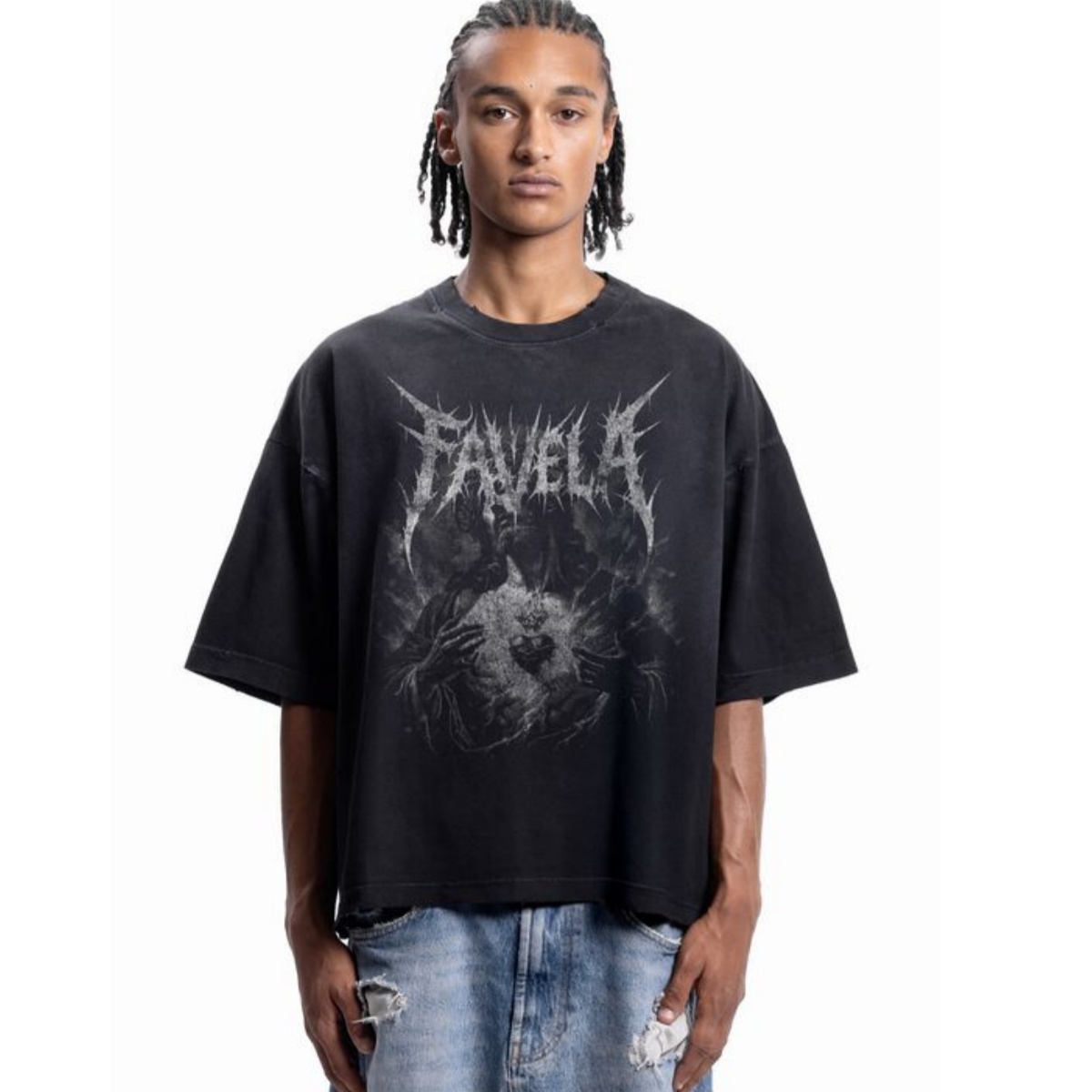 Sacred Heart Metal Font Street - Streetwear Brand Heart review and price