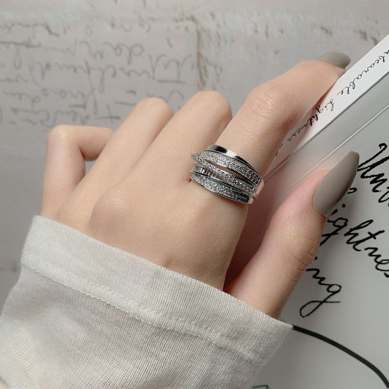 2025 New Silver Color Rhinesto - Chrome Hearts Ring review and price