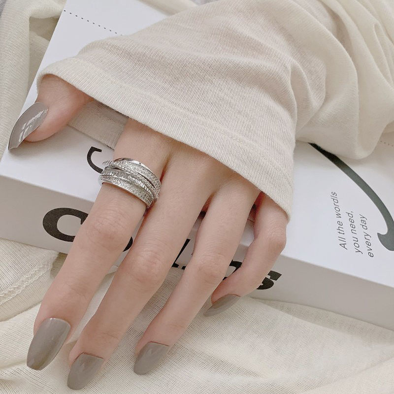 2025 New Silver Color Rhinesto - Chrome Hearts Ring review and price