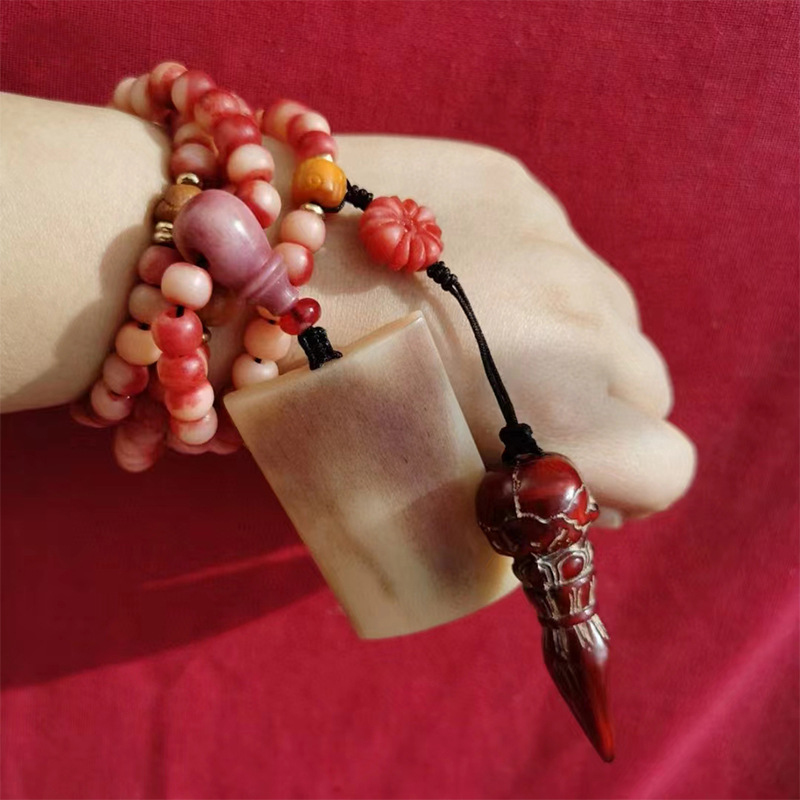 Blood Bone 108 Buddhist beads  - Chrome Hearts Ring review and price