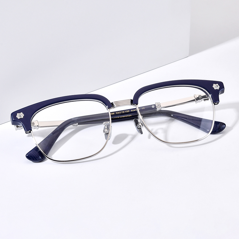 HEPIDEM Acetate Glasses Frame  - Chrome Hearts Ring review and price