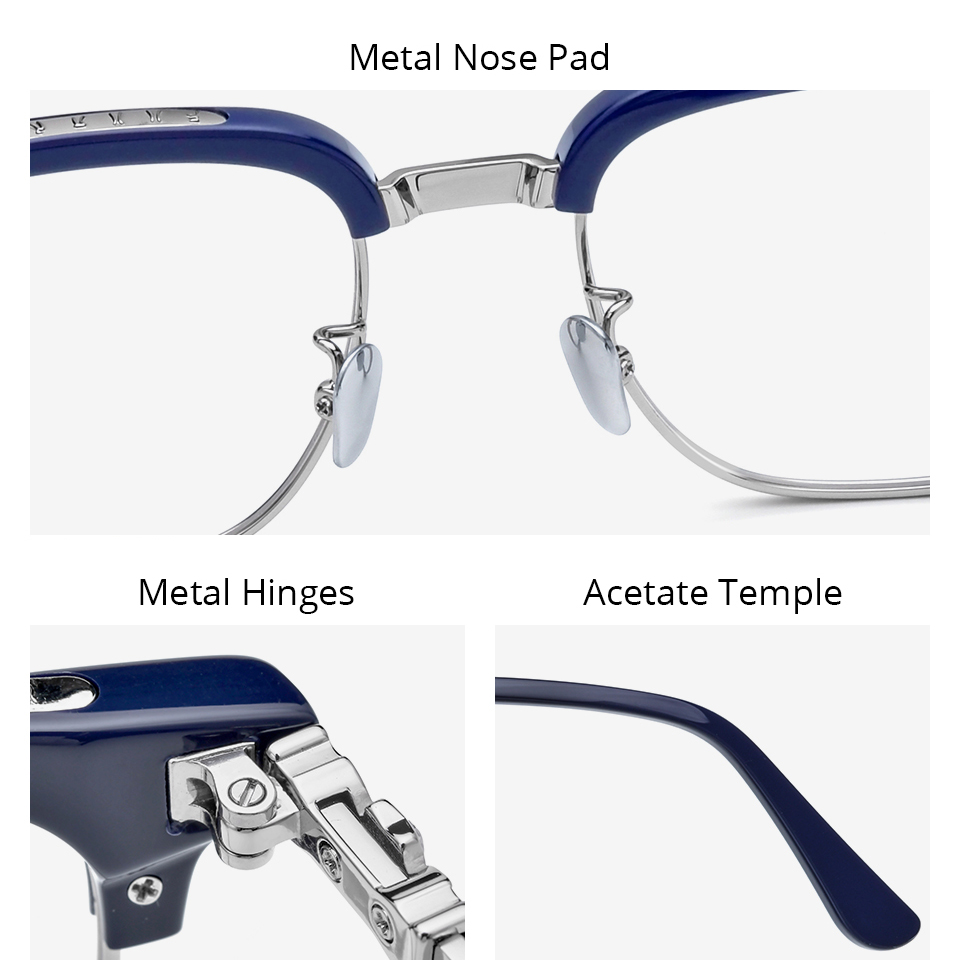 HEPIDEM Acetate Glasses Frame  - Chrome Hearts Ring review and price