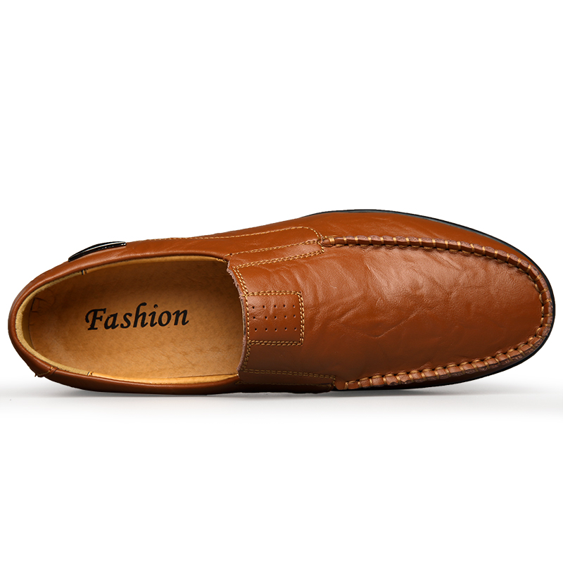 Genuine Leather Men Casual Sho - Streetwear Brand Luxury review and price