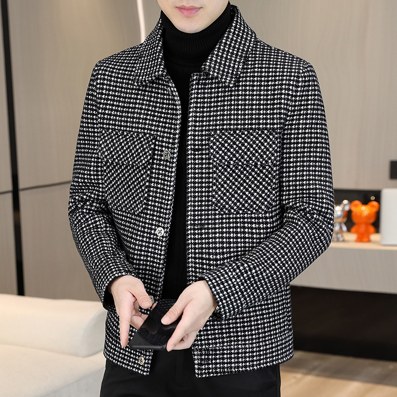Brand Winter Plaid Woolen Jack - Streetwear Brand Fashion review and price