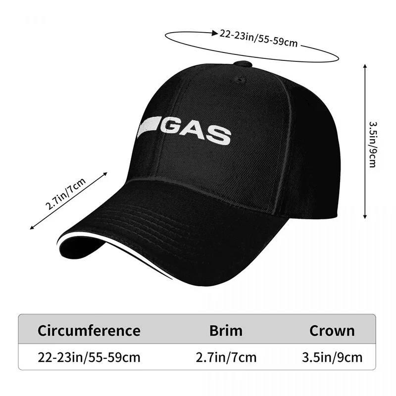 New GAS Brand Logo Black Baseb - Streetwear Brand Logo Design review and price