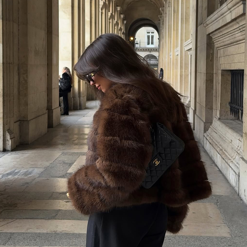 Vintage Brown Patchwork Fur Co - Streetwear Brand Vintage review and price