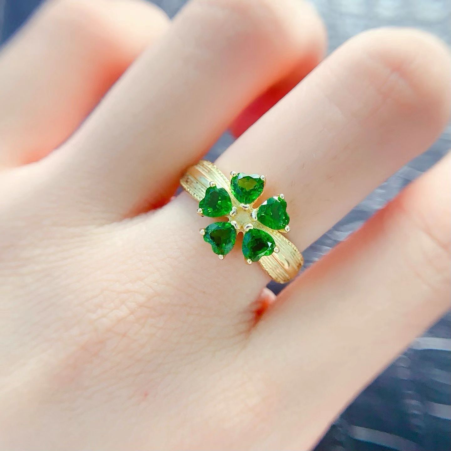 Natural Chrome Diopside Ring w - Chrome Hearts Ring review and price