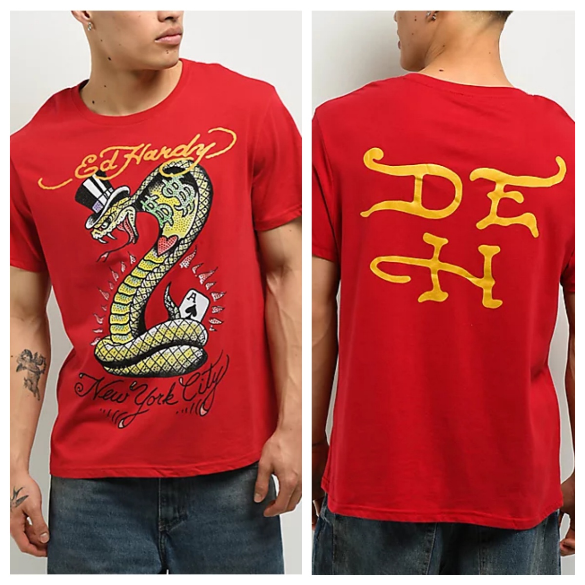 Cross Heart Ed Y2k Tattoo Art  - Streetwear Brand Heart review and price