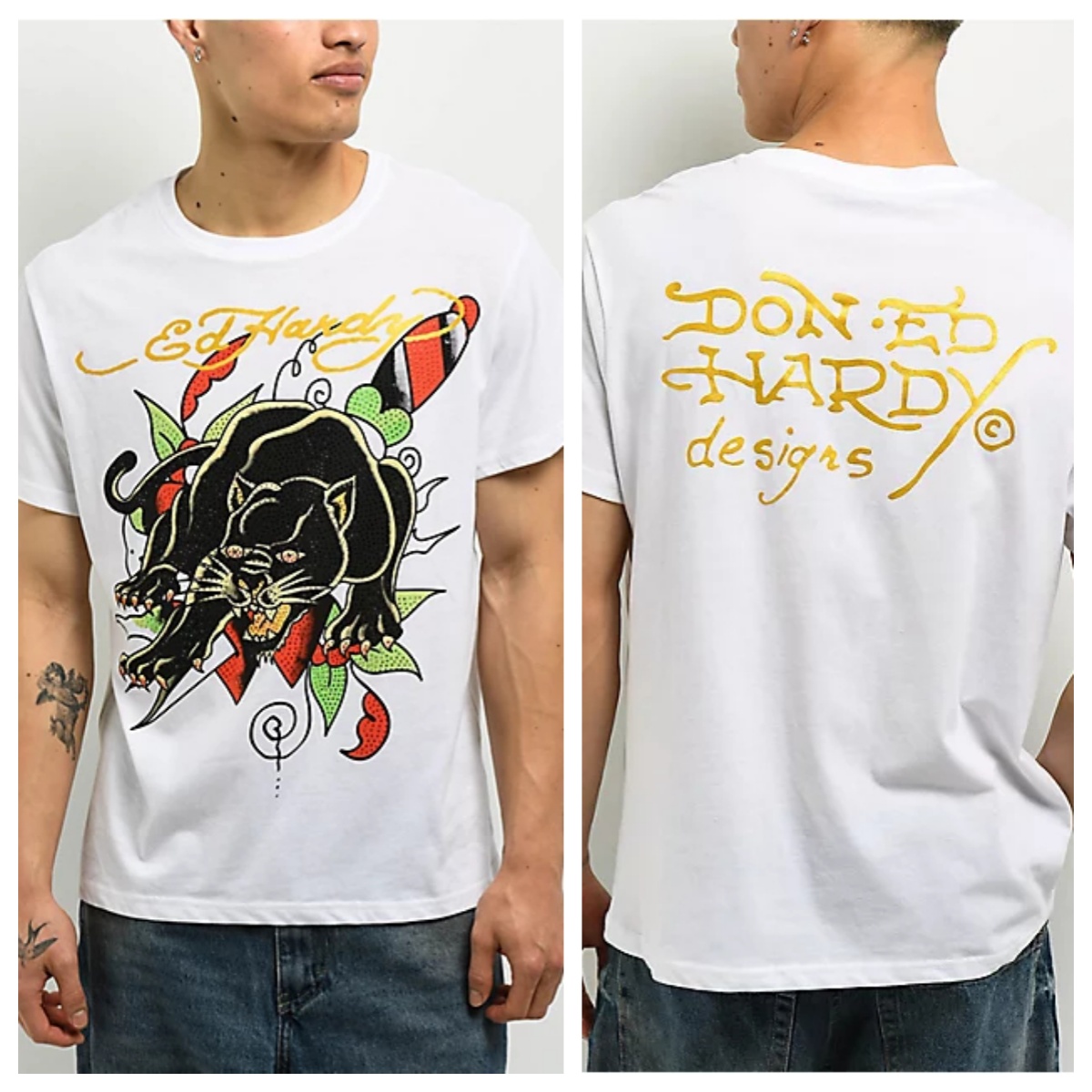 Cross Heart Ed Y2k Tattoo Art  - Streetwear Brand Heart review and price