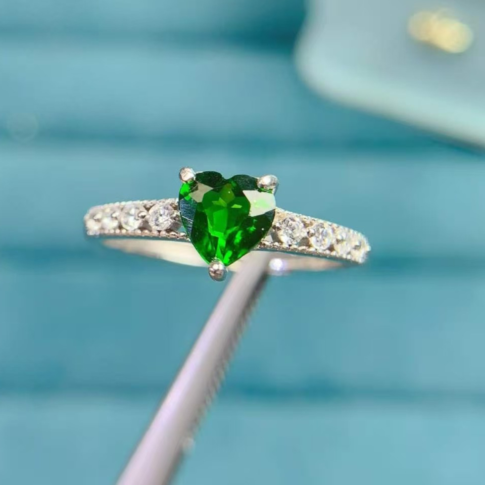 Pure 925 Silver Gemstone Ring  - Chrome Hearts Ring review and price